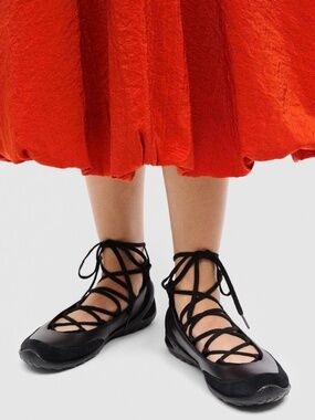 ECCO Biomedical Lite Ballet Leather Sneakers Flats Balletcore 41